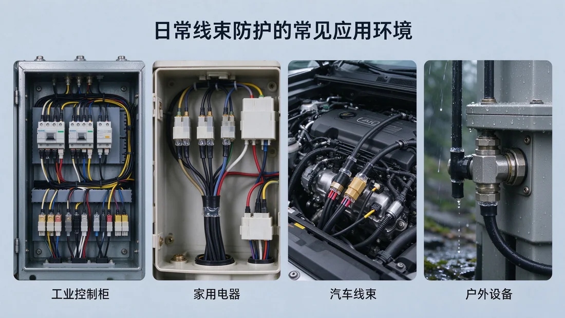 日常线束防护用哪种热缩管？军标双壁含胶热缩管实用解析 示意图