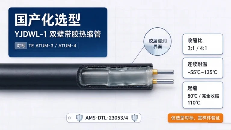 双壁带胶热缩管国产化替代｜对标 TE ATUM 线束密封方案