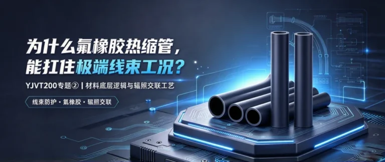 YJVT200 氟橡胶热缩管 辐照交联材料原理与制造工艺