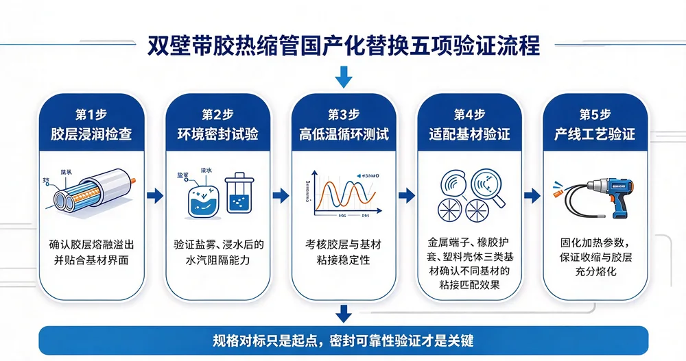 双壁带胶热缩管国产化替代｜对标 TE ATUM 线束密封方案 示意图