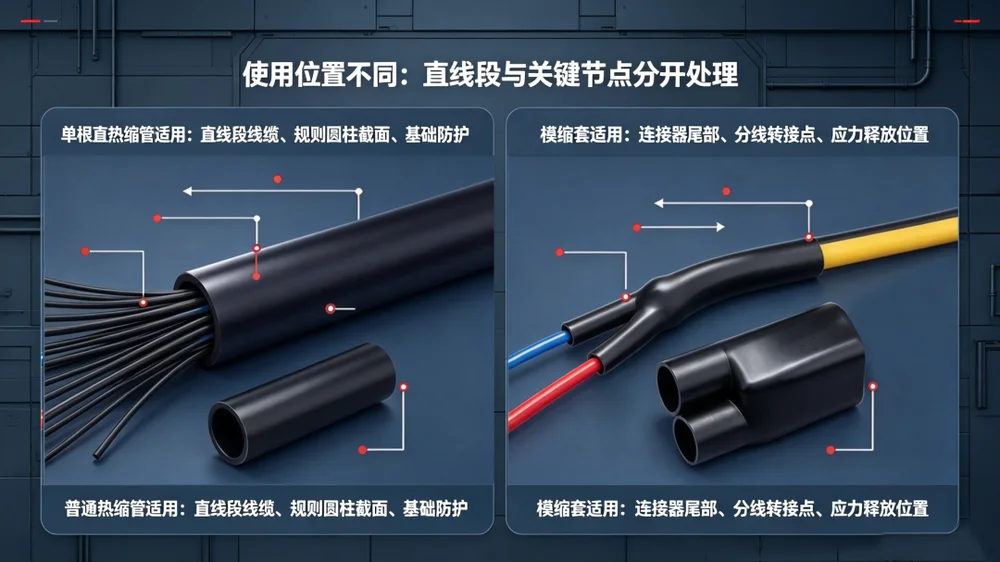 汽车线束国产化替代配套方案｜热缩管与模缩套分区选型 示意图