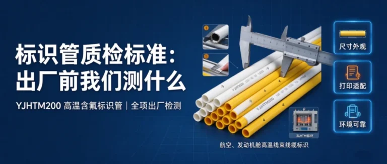 标识管质检标准：出厂前我们测什么
