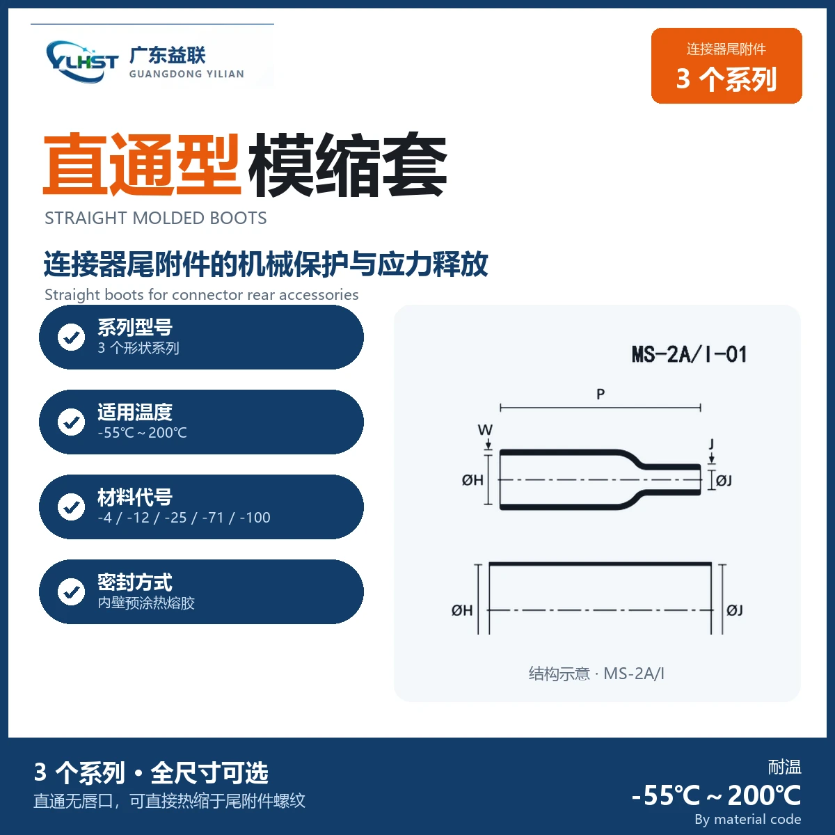 MS 直通型模缩套(2A/I · 2D/I · 2K/I)