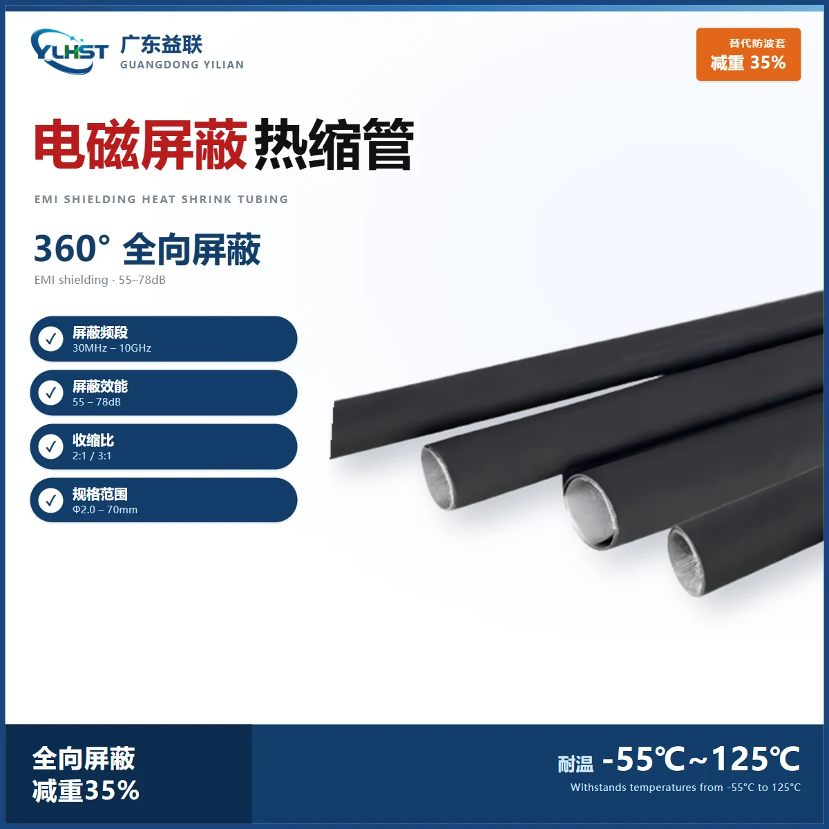 YJPB 电磁屏蔽热缩管